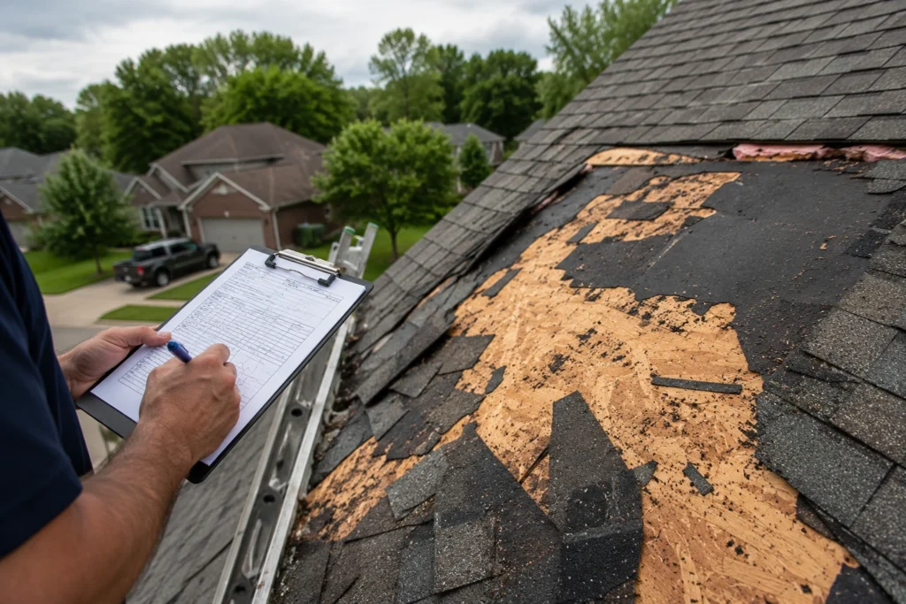 Hail Damage Roof Insurance Claim 4