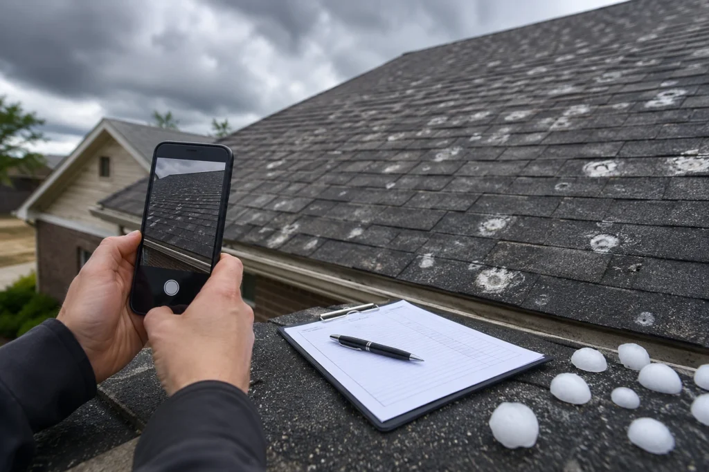 How to Document Hail Damage 1